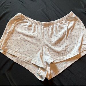Vintage Brandy Melville Flower Printed Sleep Shorts